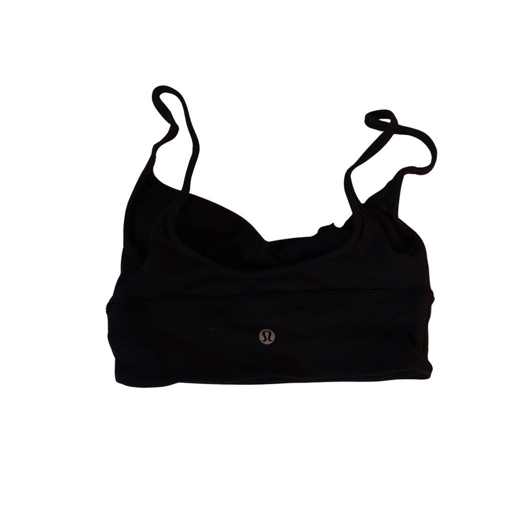 Lululemon Athletica Black Sports Bra Size : 0 Xx Small